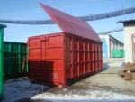 Container Abroll cu capac metalic